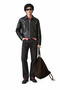 Raxon - Black - Double Zipper - Men's Leather Jacket - 2