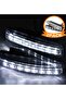 2 Pcs Universal Super Bright Car Headlights 12V Low Consumption White Waterproof Fog Lights Daytime - 7
