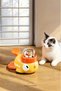 Cute Duck Cat Dog Treat Dispensing Intelligence Toy Interactive Treat Throwing Toy - 4