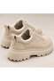 Beige Suede Italian Style Men's Shoes - Laceless Smart Casual Daily Sneaker Kb 703 - 7