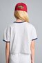 100% Cotton Regular Fit Crew Neck Printed Short Sleeve Light Gray Melange T-Shirt Girls I1652A826Au - 5