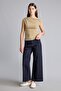 Slim Fit One-Shoulder Crepe Short Sleeve T-Shirt H3885Ax26Sm - 2