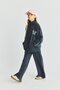 Disney Lılo & Stıtch Licensed Zippered Collar Anthracite Cardigan for Girls I1687A826Au - 2