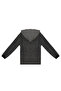 Boys Winter Dinosaur and Plaid Print Grey Hooded Long Sleeve Sweatshirt 2-7 Years - 4