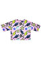 Star and Lightning Girl's Summer T-Shirt Denim Shorts Set - 6