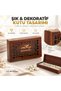 Premium Domino Set with Turkey Logo in Luxurious Wooden Box 28 Pieces 6 Pairs Family Game New Year Gift -B - 4