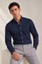 Men's Classic Collar Long Sleeve Slim Fit Shirt – Casual Office and Special Occasion - 2