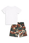 Boys' Set Camping Printed Interactive T-Shirt Shorts Two-Piece Set Summer 2-8 Years - 5
