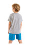 Explorer Camping Themed Boy's Summer T-Shirt Cargo Pocket Shorts Set - 2