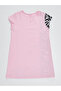Ruffled Zebra Girl's Pink Summer Dress - 4