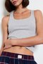 Round Neck Thick Strap Ribbed Basic Undershirt I5670Ax26Au - 4