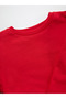 Floral Girl's Red Dress - 7