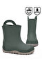 Boy's Khaki Color Waterproof Rain Boots (24-33 N)