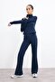 Stretch Fabric Airtech Flare Fit High Waist Waist-Hugging Sports Pants C9192Ax26Au - 2