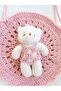 Girl's Teddy Bear Print Shoulder Bag with Playmate - 4