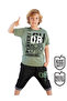 Player 8 Boys' Summer T-Shirt Capri Shorts Set