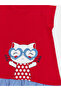 Cat Ruffled Red Girls' Summer Dress - 6