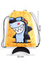 Boy's Beach Bag Waterproof Backpack Shark - 4