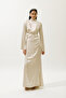 Mila Stone Evening Dress Beige - 4