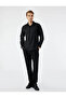Slim Fit Half Italian Collar Long Sleeve Shirt - 2