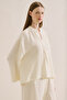 Muslin Wide Sleeve Blouse Ecru - 4