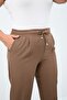 Women's Plus Size High Waist Draped Pants 6201-25 - 6