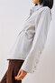 Poplin Shirt with Wide Cuffs Blue - 4