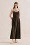Linen Mixed Natural Skirt Pants Brown - 3