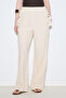 Textured Tie Trousers Natural - 5