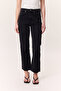 High Waist Flare Leg Jeans Black - 5