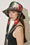 Tie-Up Bucket Hat Dark Garden - 3