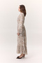 Patterned Crushli Folding Dress Sophia Somon - 6