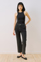 Mid-waist flare leg jeans black - 3