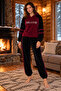 Kadife Balance Hooded Women's Home Set - 2