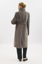 Premium Kaşe Trench Designed Coat Soft Gray - 7