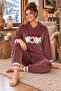 Velvet Wow Pop Art Women's Home Set - Dusty Rose