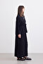 Oversize Long Casual Dress Black - 4