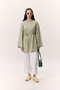 Oversize Tshirt with Tie Detail Green - 4