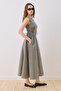 Dress with Binding Details Pöti̇kare - 4