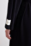 Oversize Long Casual Dress Black - 5
