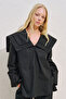 Sailor Collar Striped Shirt Black - 6