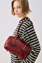 Lola Bowknot Baguette Bag Burgundy - 3