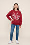 Girl's Sweatshirt 2 Thread Count Fleece-Lined Christmas-Themed