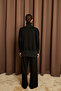 Women's Black Turtleneck Side Zipper Detailed Modal Suit - 8