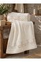 Children's Patterned Cream Printed Bath Towel 70X130 -1 Piece - 3