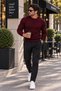 Men's Thick Ribbed Basic Sweater - 2