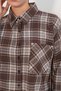 3854 Plaid Pattern Pocket Shirt - 5