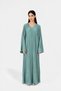 Premium Textured Pleated Maxi Dress for Women – Elegant Modest Everyday Wear - 4
