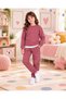 Kids & Baby Unisex Crew Neck Fleece-Lined Winter Sweatshirt Nursery Tracksuit Set 3-8 Years - 5