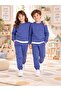 Kids & Baby Unisex Crew Neck Fleece-Lined Winter Sweatshirt Nursery Tracksuit Set 3-8 Years - 5